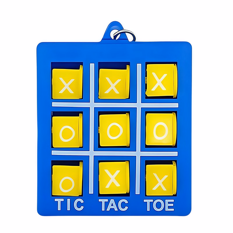 XO Tic Tac Toe Keychain