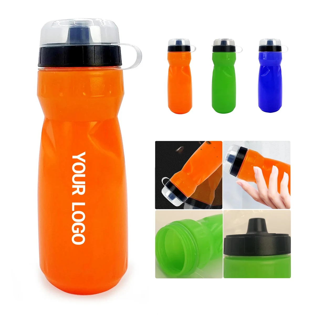 Portable 17 oz Sports Water Bottle with Non Spill Design 1