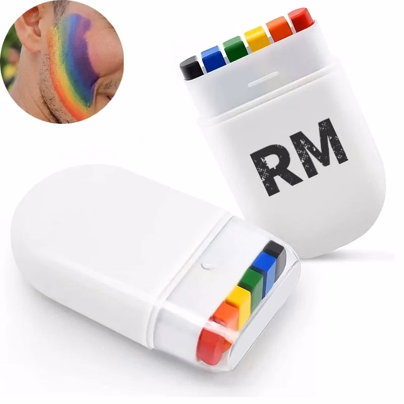 Rainbow Flag Color Crayon for Face Body
