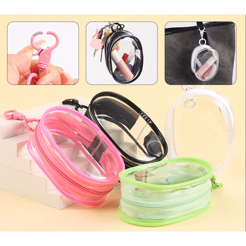 Transparent Charging Cable Organizer With Keychain