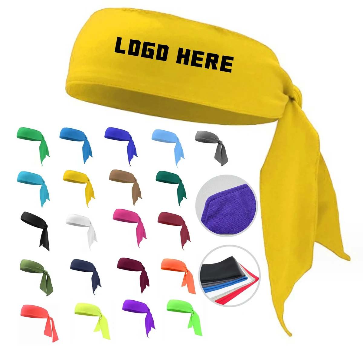 Adjustable Sport Tie Headbands Hairbands 1