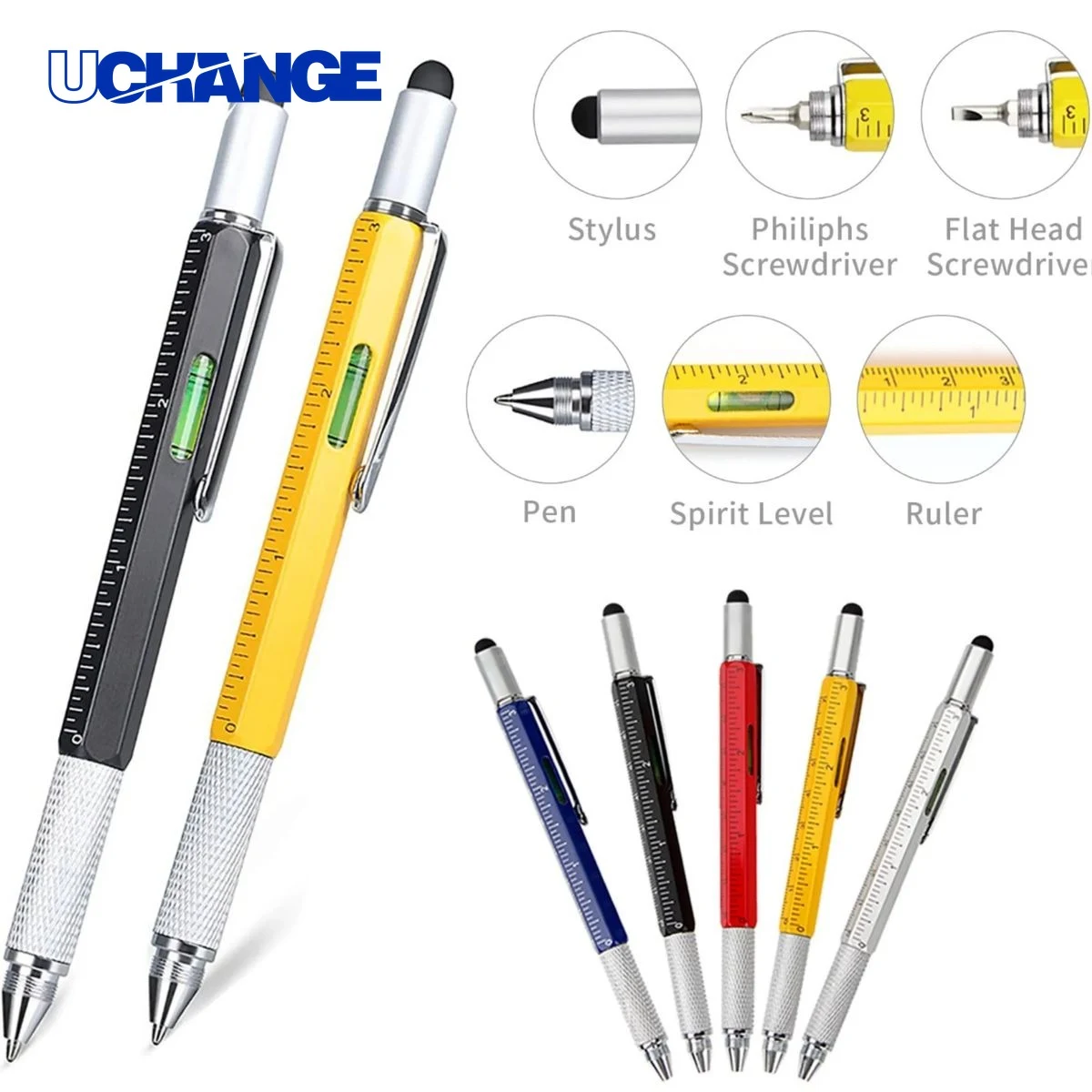6-in-1 Multifunction Stylus Pen Tool for Gadgets 1
