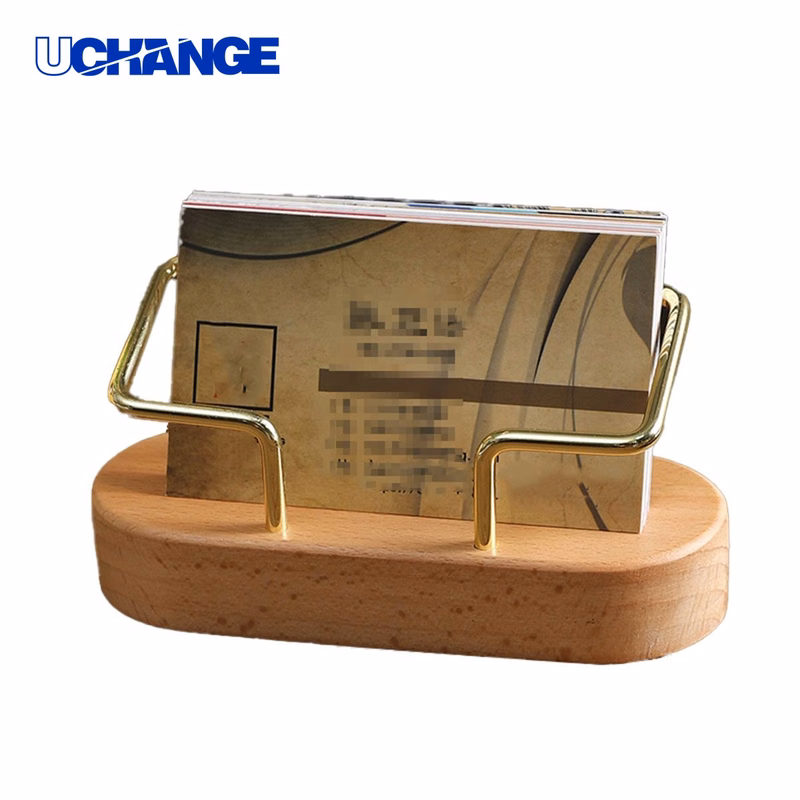 Solid Wood Business Card Holder