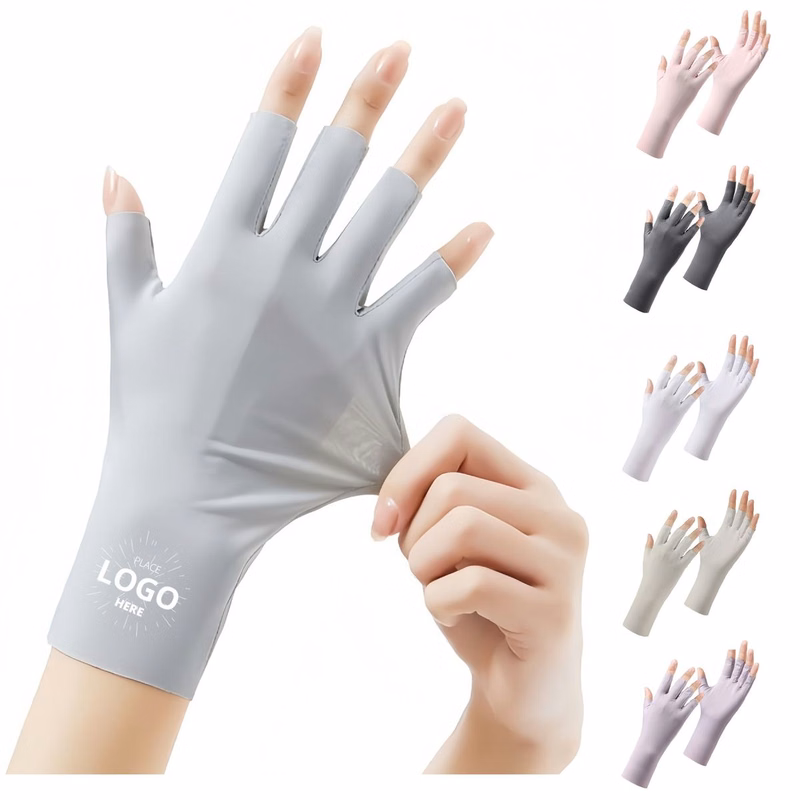 Ice Silk Half-finger Gloves