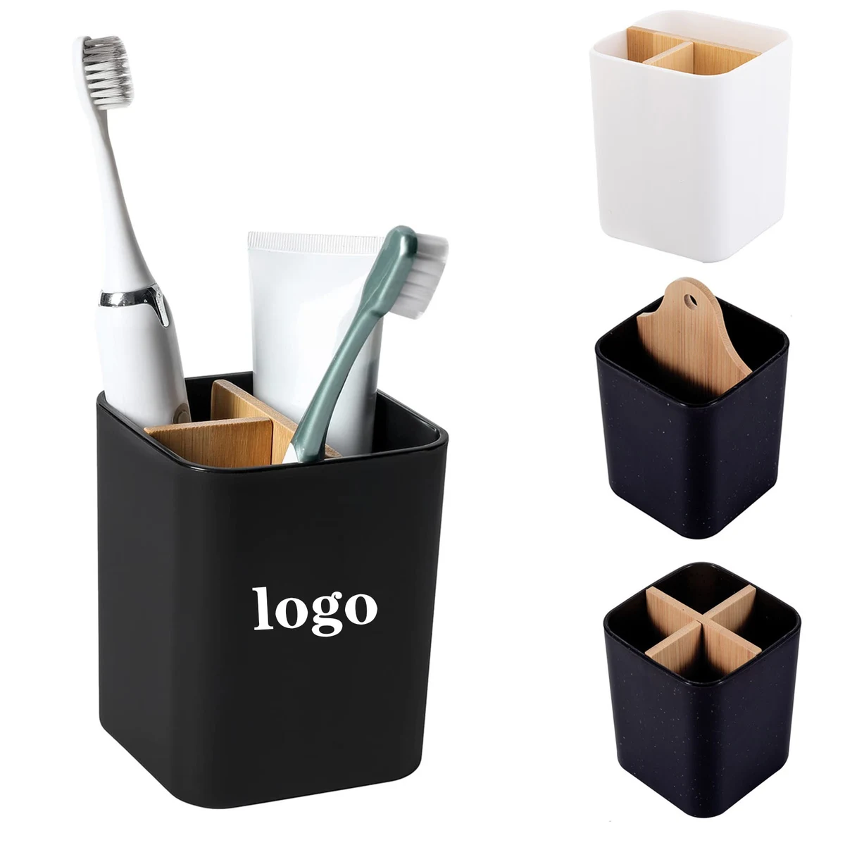 Bamboo Toothbrush Holder For Bathrooms 1