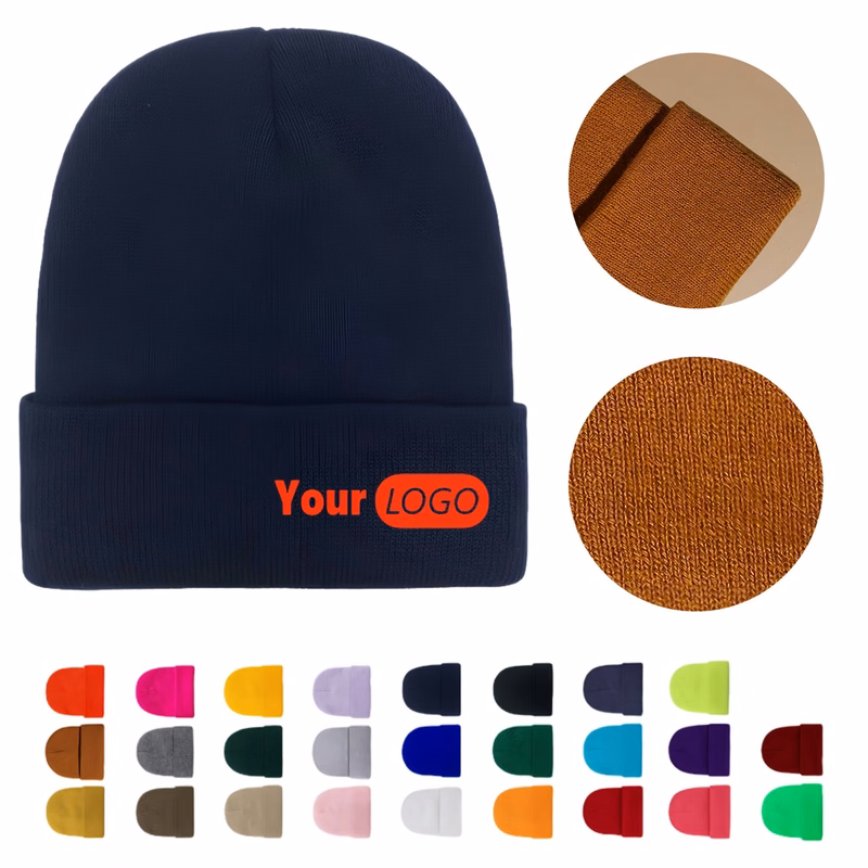 Customized Knitted Hat For Cold Protection And Warmth