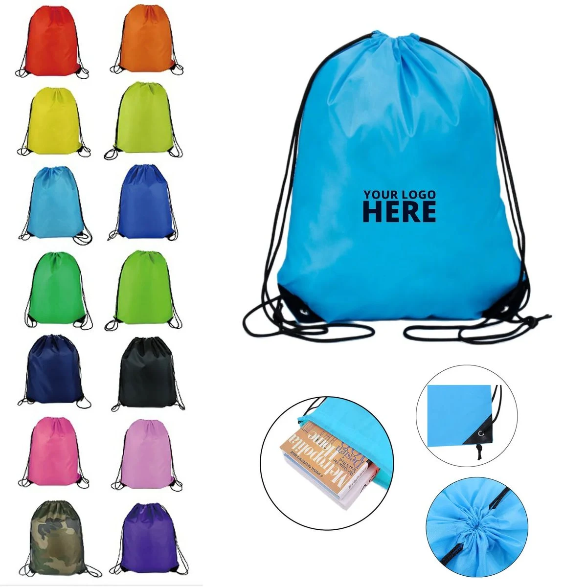 Large Size Drawstring Bag 1