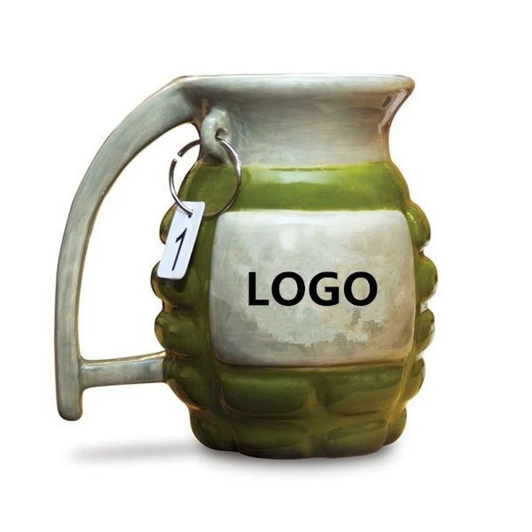Army Green Hand Grenade Coffee Mug/ Ceramic Mug Cup 1