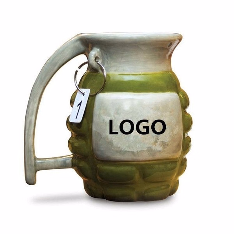 Army Green Hand Grenade Coffee Mug/ Ceramic Mug Cup