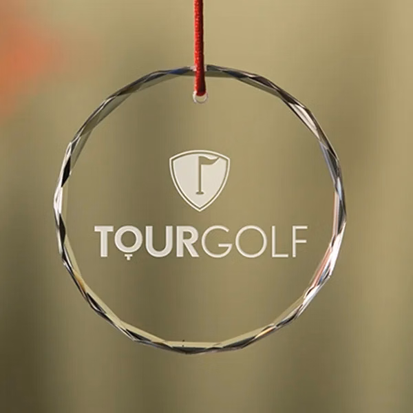 Faceted Round Ornament