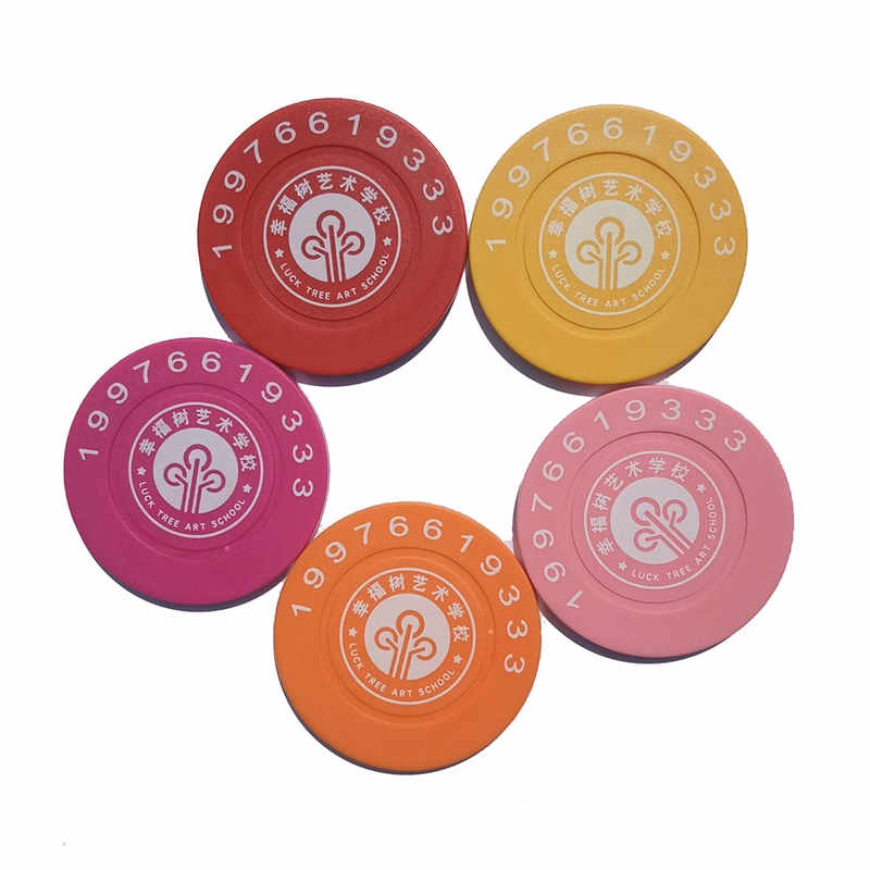 Poker Chip Shaped Custom Golf Ball Marker