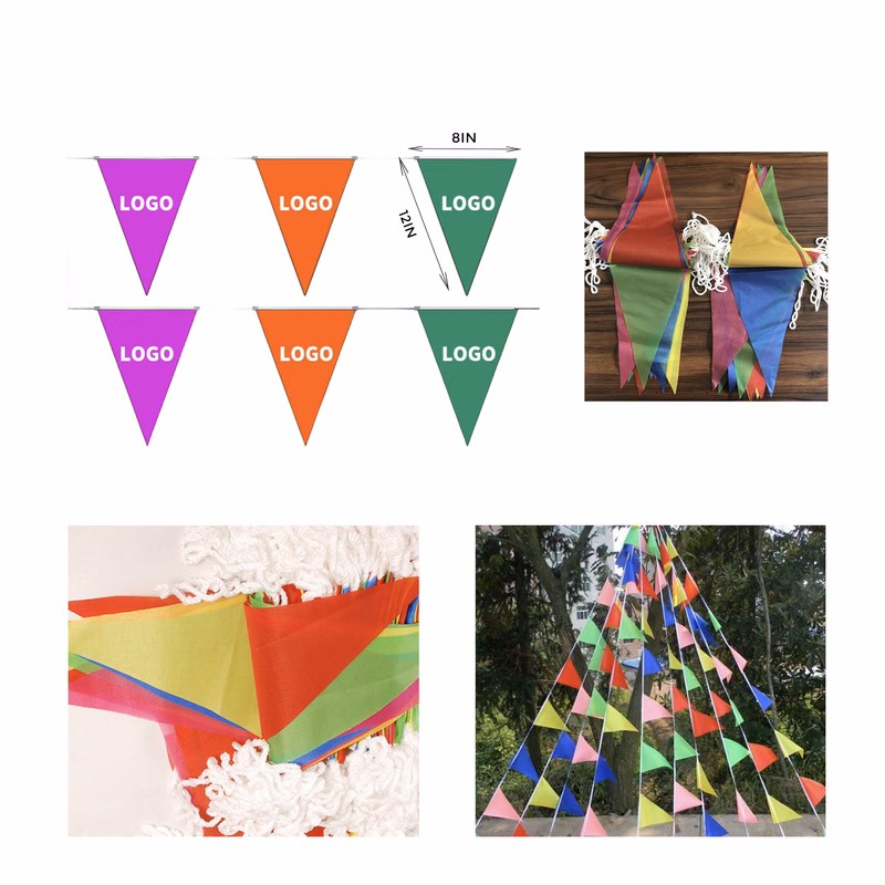 MOQ 10 PCS Versatile Full Color Advertising Pennant