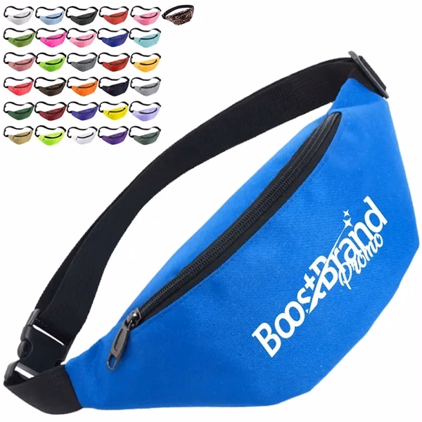 Custom Outdoor Sports 12 inch Waist Pack — Full-Color Fanny Pack for Active Lifestyles
