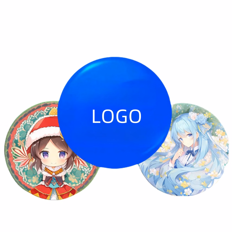 Circular DIY Metal Badge