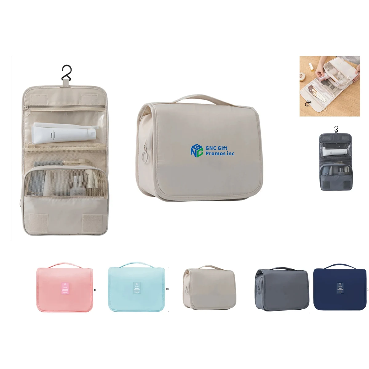 Hanging Large Capacity Toiletry Bag 1