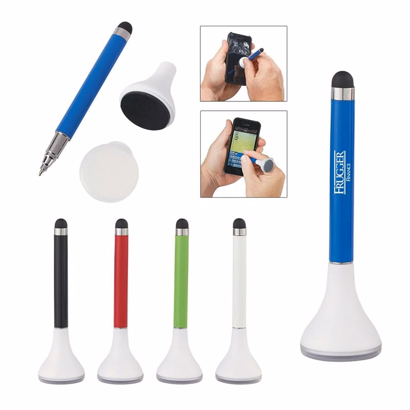 2 in 1 Stylus Pen Stand and Screen Cleaner