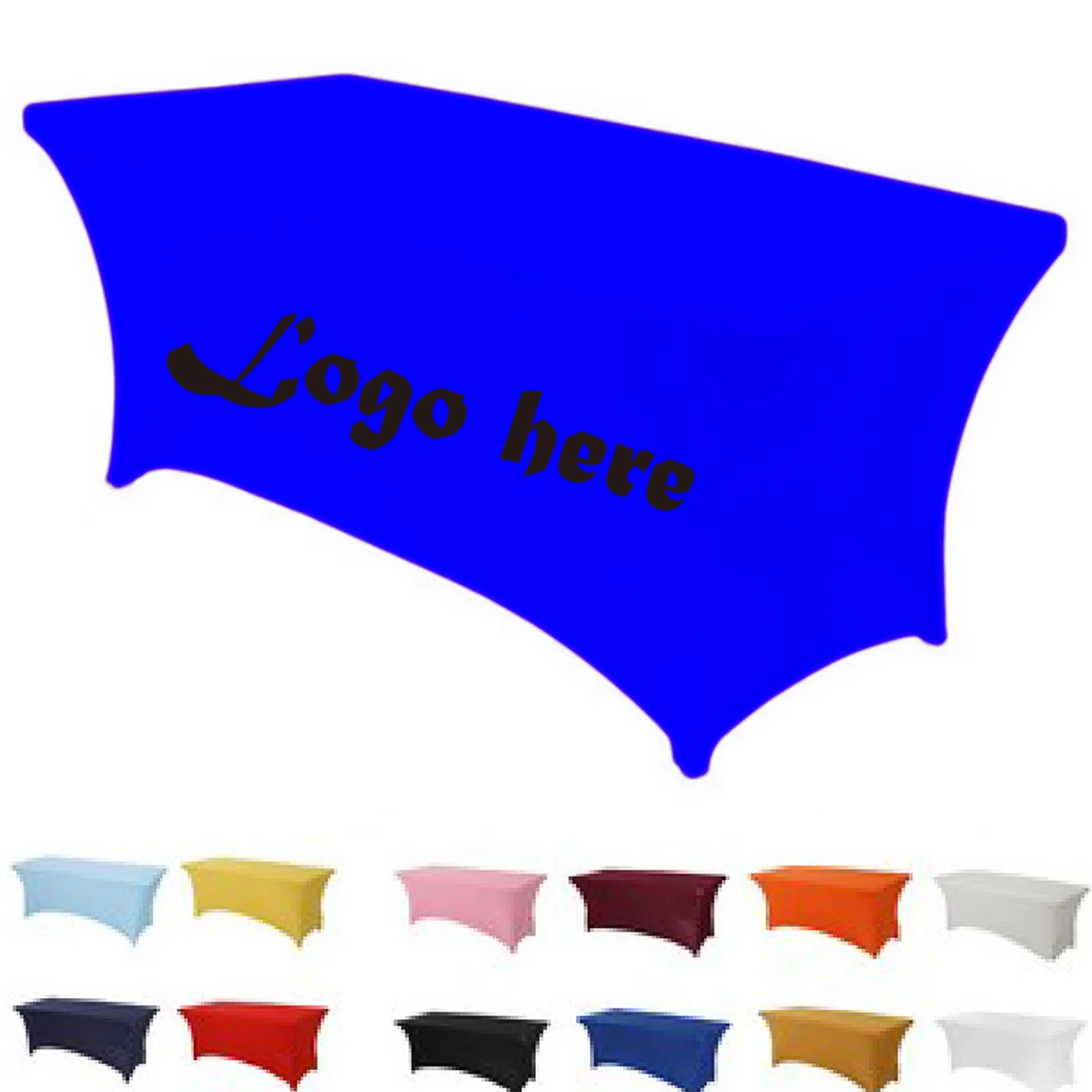 MOQ 1 Premium 6' Full Color Dye Sublimation Stretch Table Cover 1