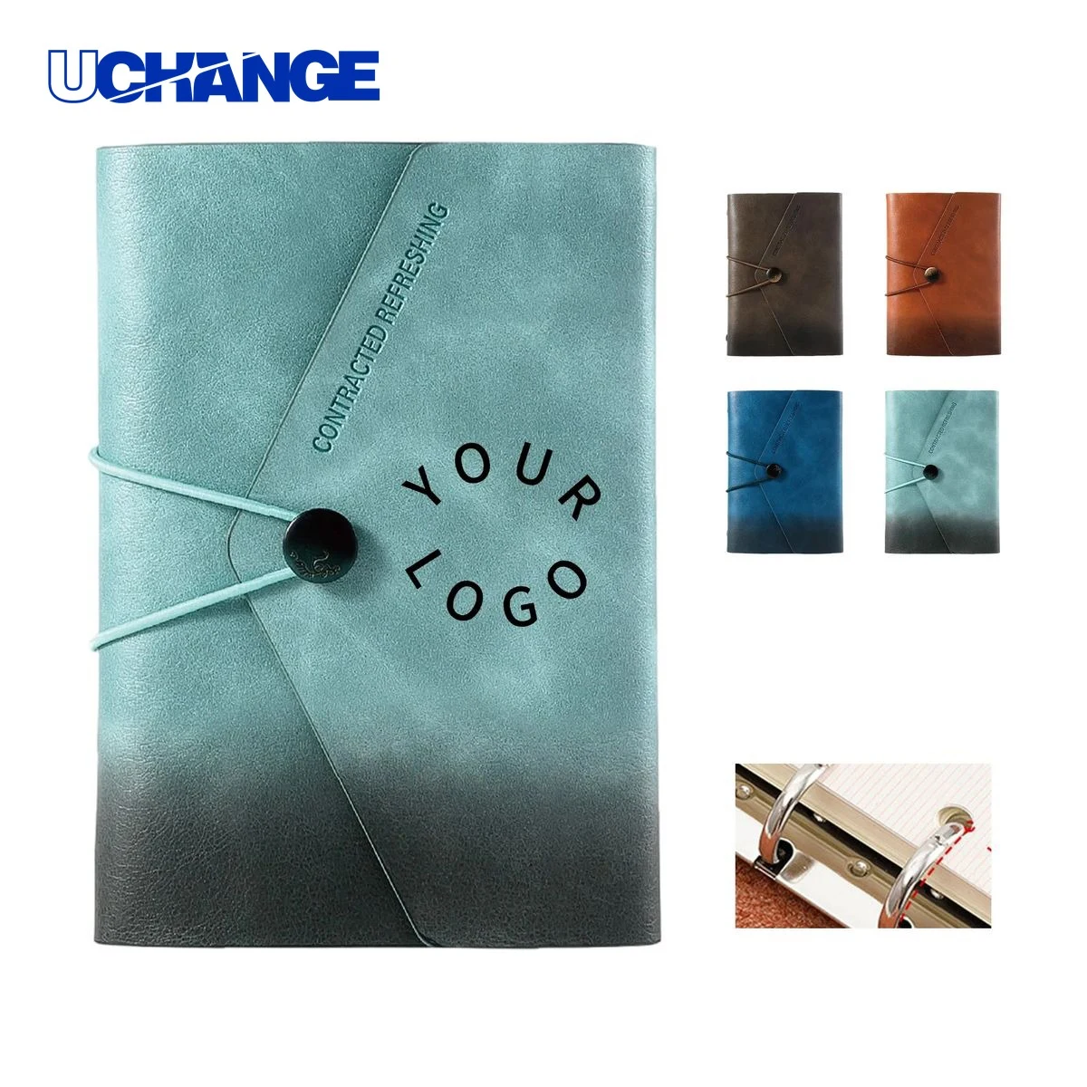 PU Leather Notebook Journal with Flexible Outer Shell 1