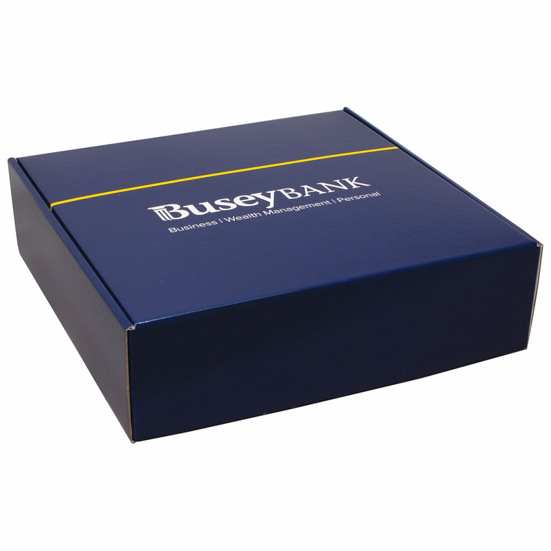 14" X 14" X 4" - E-Flute Outside Tuck Box