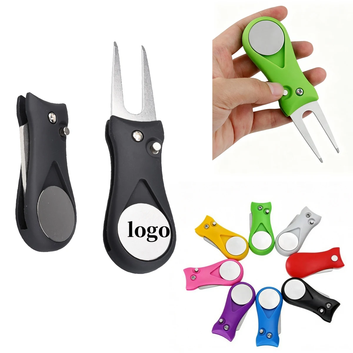 Foldable Golf Divot Tool 1