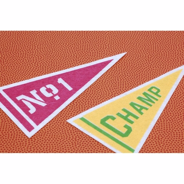12" x 30" Acrylic Felt Pennant without Pole - Class B