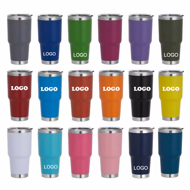 30oz Insulated Tumbler w/Lid Durable Insulated Coffee Mug