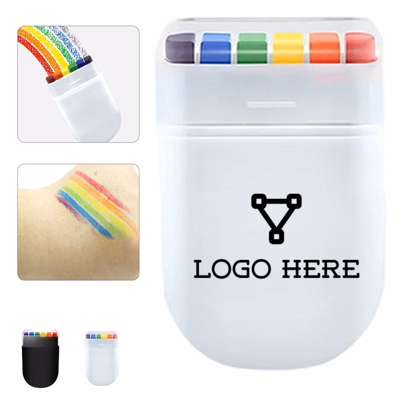 6 Colors Rainbow Face Paint