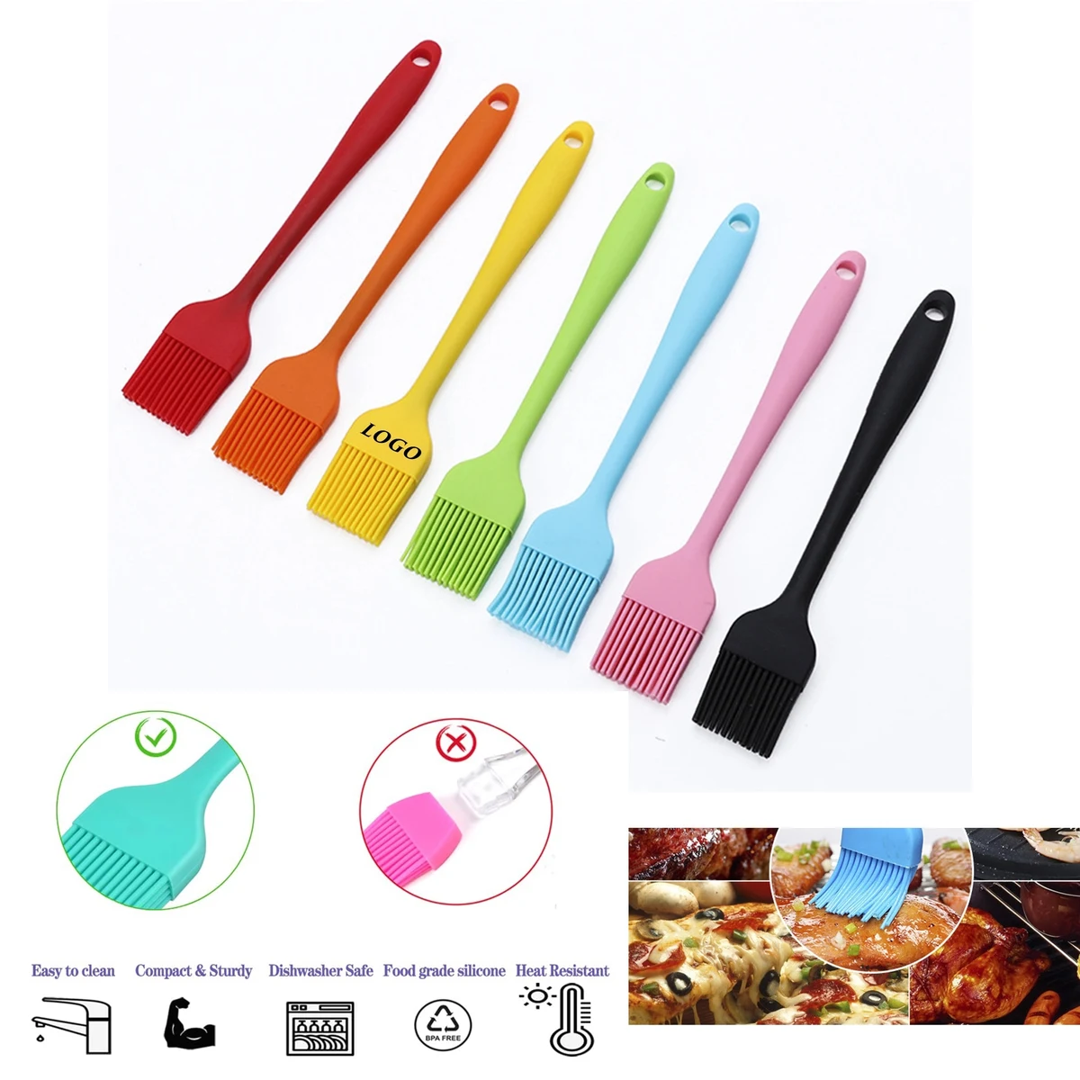 Silicone Basting Brush MOQ 50PCS 1