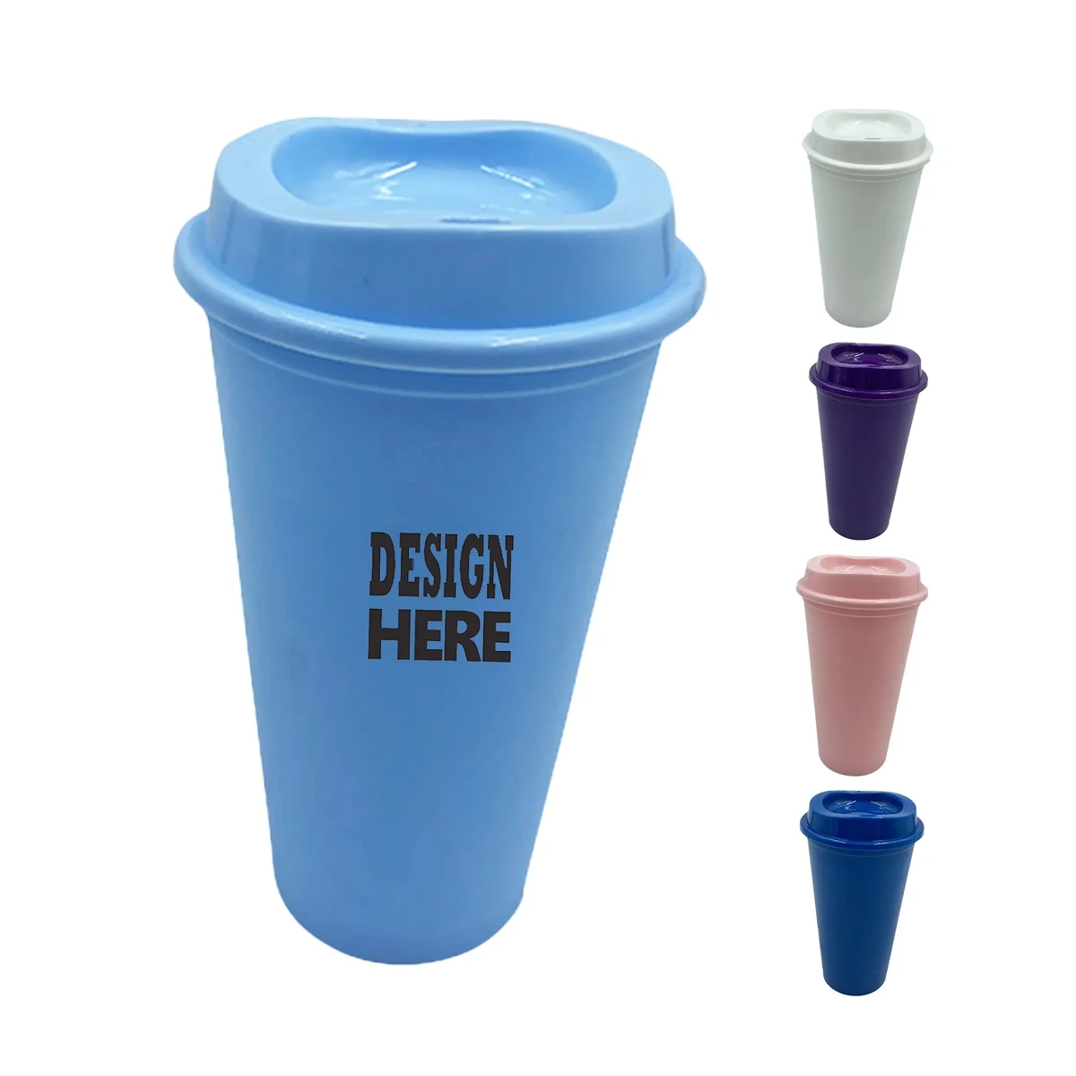 16oz Plastic Coffee Cup 1