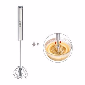 11 Inch Stainless Steel Press Spin Whisk