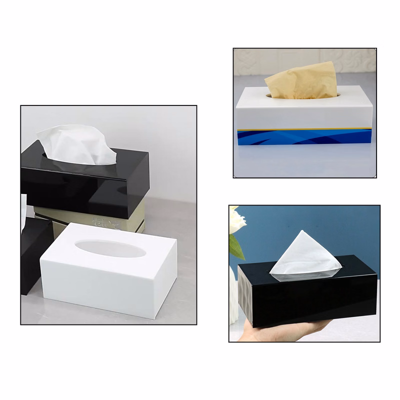 Acrylic Branded Tissue Dispenser