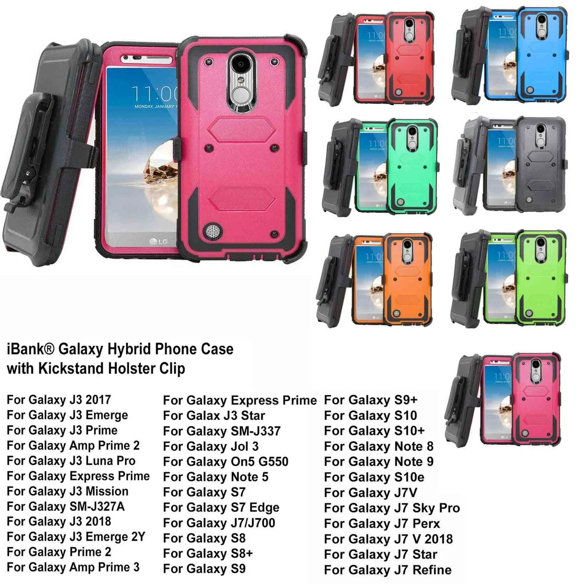iBank ® Shockproof Case compatible with Galaxy A17/A16/S26/S25/S34 1