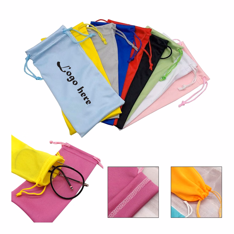 Microfiber Drawstring Glasses Bag