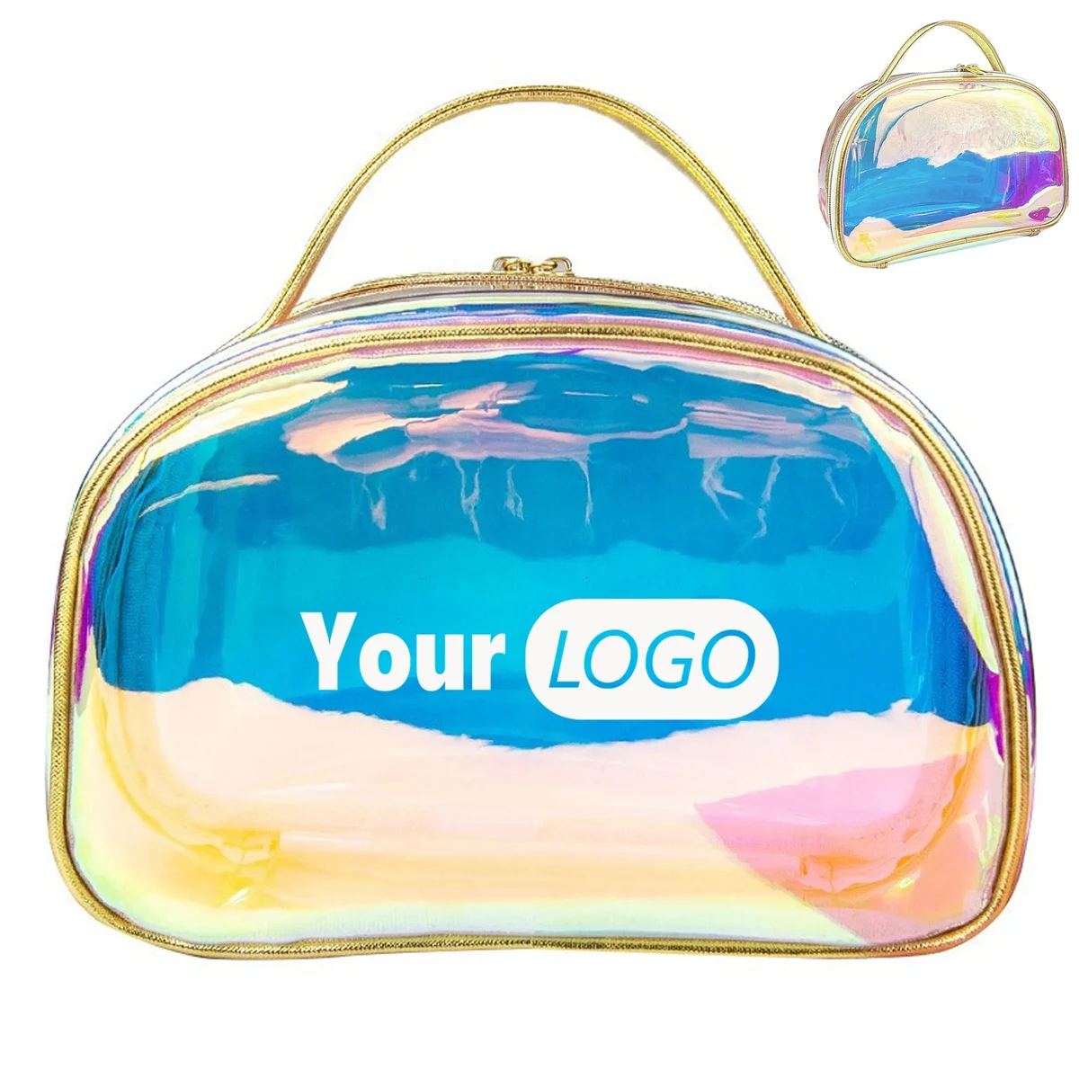 Handheld Portable Zipper Cosmetic Bag 1
