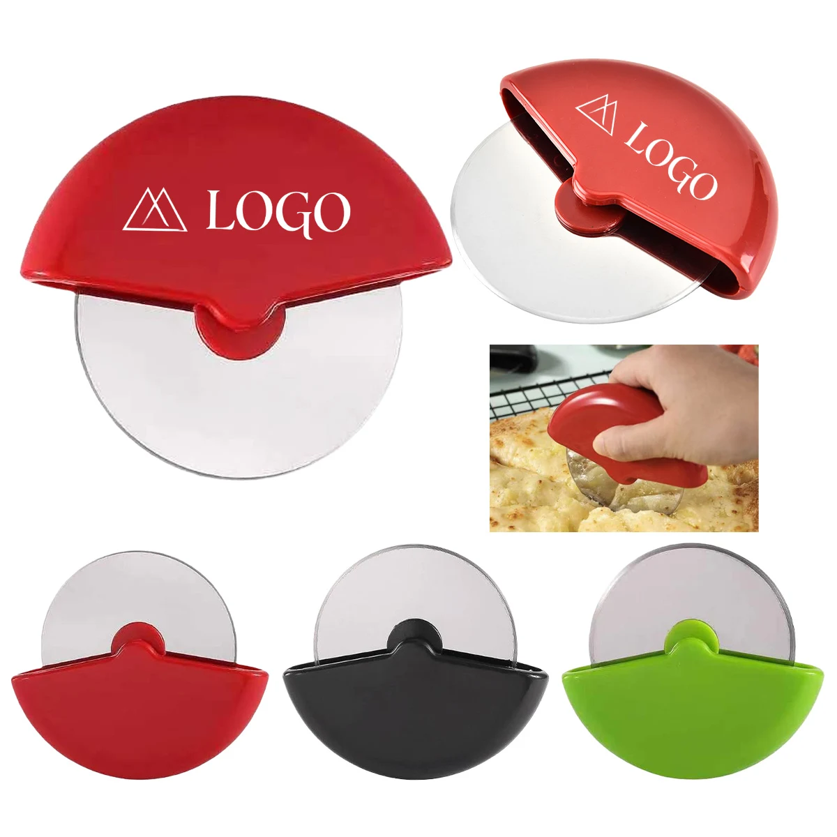 Round Roller Pizza Slicer 1