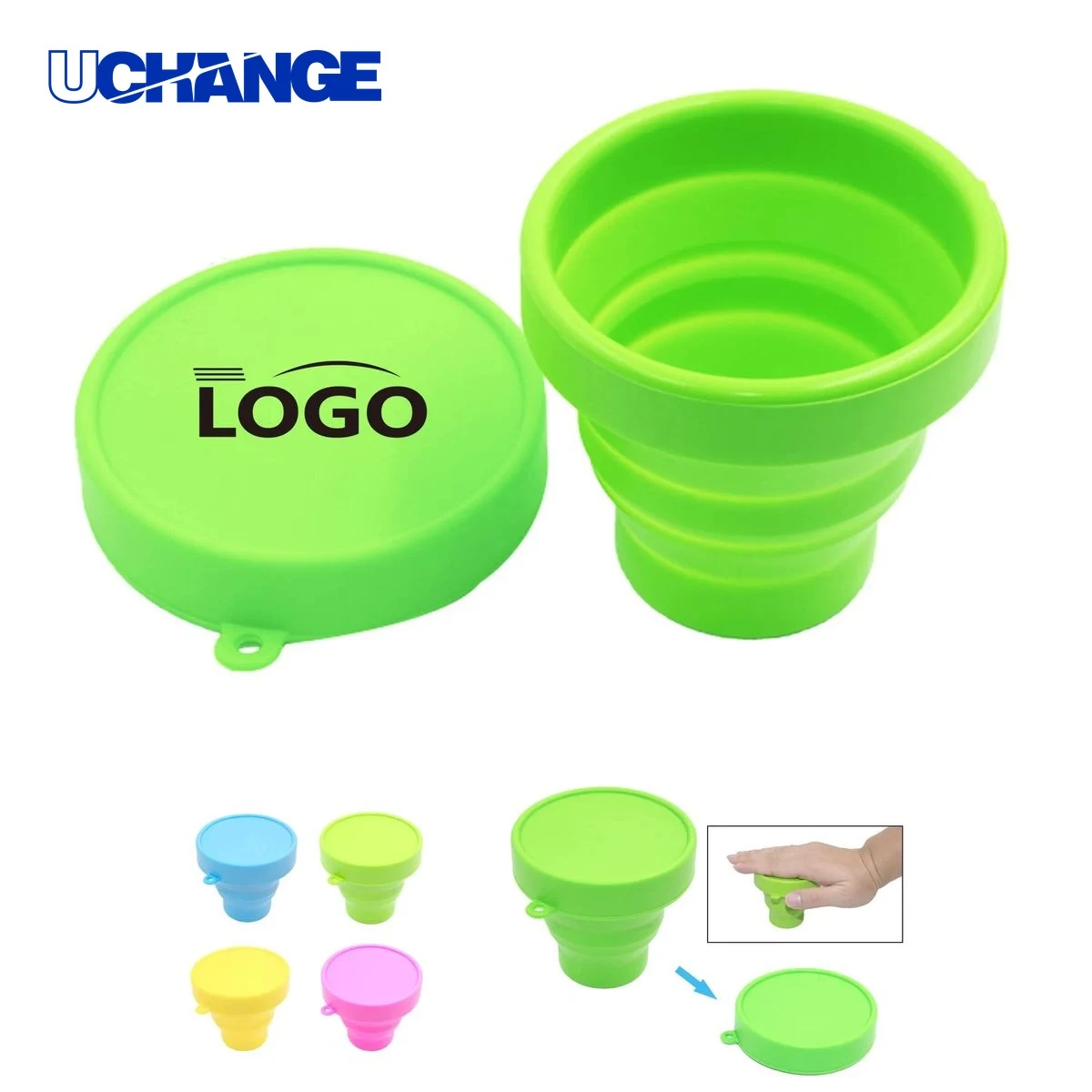 Foldable Silicone Water Cup Container for Travel 1