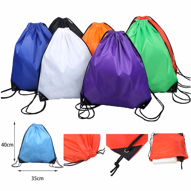 Dacron Drawstring Sports Backpack