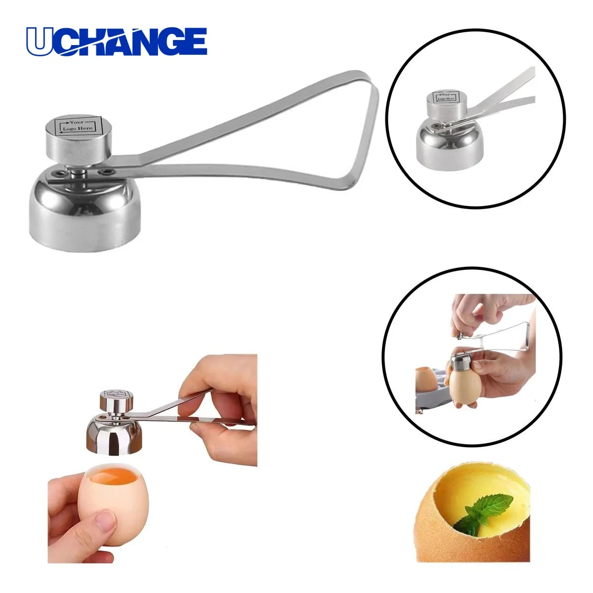 Stainless Steel Egg Opener for Kitchen Preparation 1