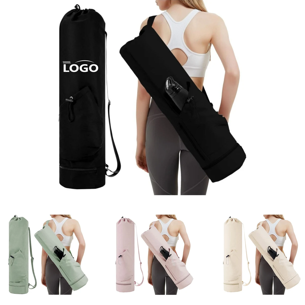 Multi-Purpose Yoga Mat Bag with Adjustable Shoulder Strap 1