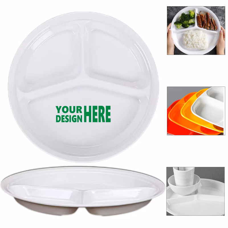 Unbreakable Children's 3-Compartment Plate
