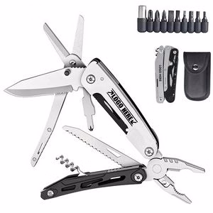 Versatile Multi Functional Scissors And Pliers Tool Kit With Wine Opener