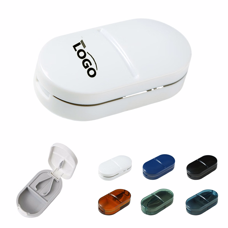 Compact Pill Cutter With Storage Box