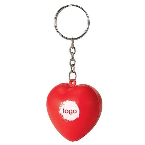 Heart Stress Ball Key Rings 1