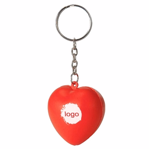 Heart Stress Ball Key Rings