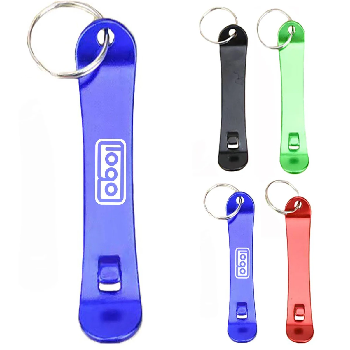 Skateboard Shape Bottle Opener Key Chain 1