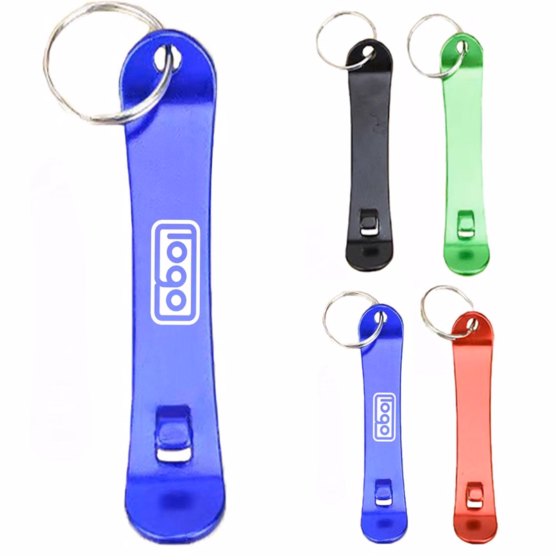 Skateboard Shape Bottle Opener Key Chain