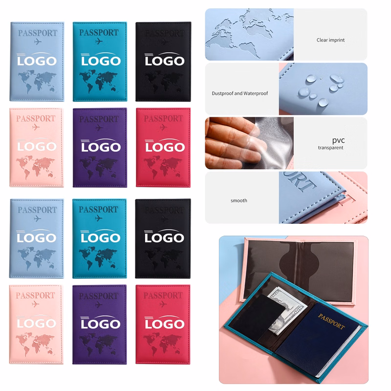 MOQ100 PU Passport Case