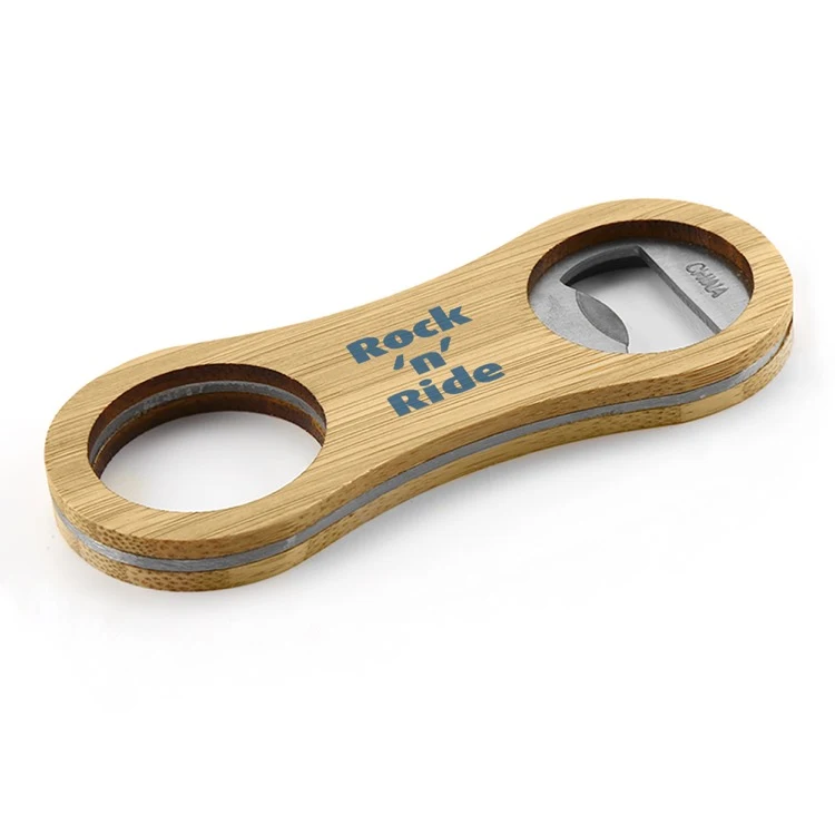 Intox Bamboo Bottle Opener Key Ring 1