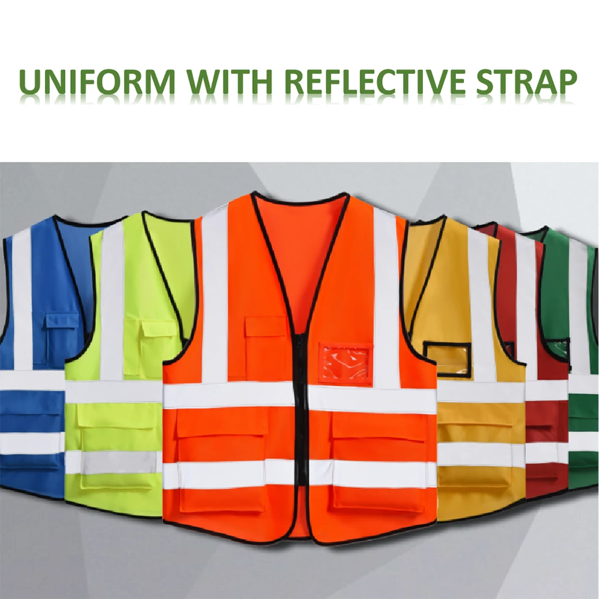 Reflective Safety Vest With Multiple Pockets 1