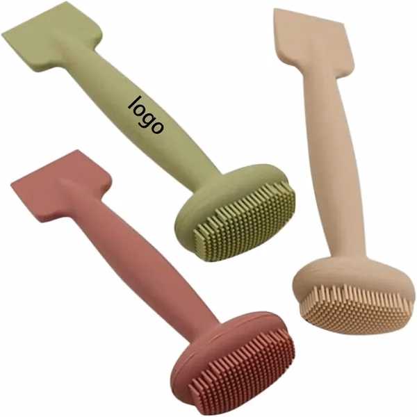 Custom 4.9 inch Silicone Facial Mask Brush — Spa Beauty Personal Care Applicator